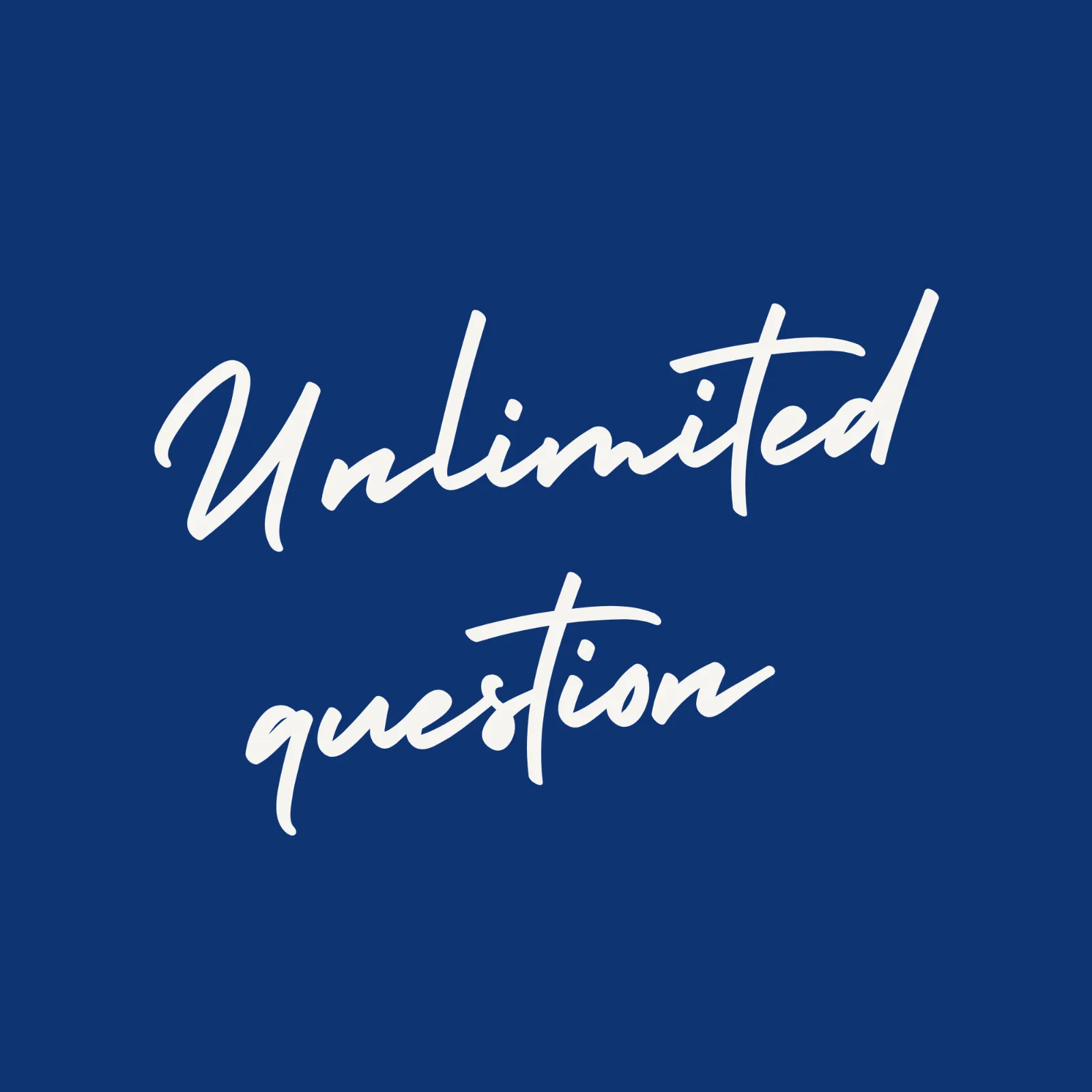 Unlimited questions for 15 min